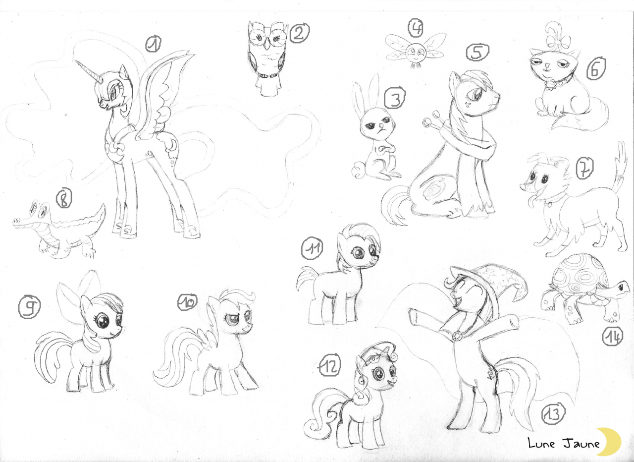 Characters of MLP